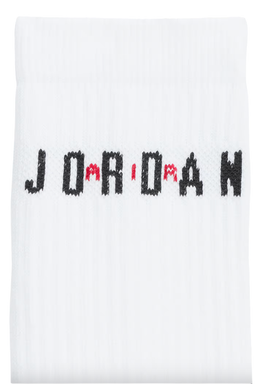 Nogavice Jordan Jordan Everyday Crew Socks 6-Pack - Size: S Bela | FZ2051-100, 2