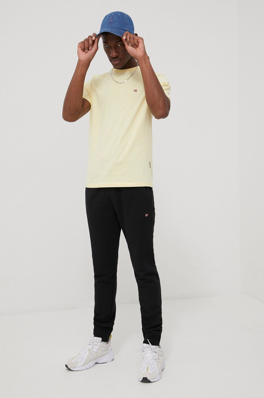 Trenirka Napapijri Men's Regular Fit Sweatpants Črna | NP0A4GBK0411, 1