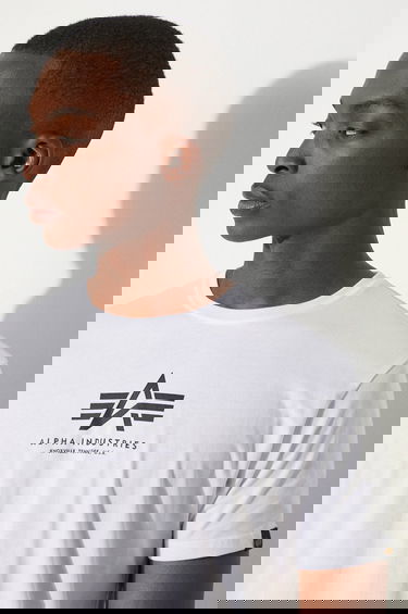 Majica Alpha Industries Tee Bela | 118533.09, 4