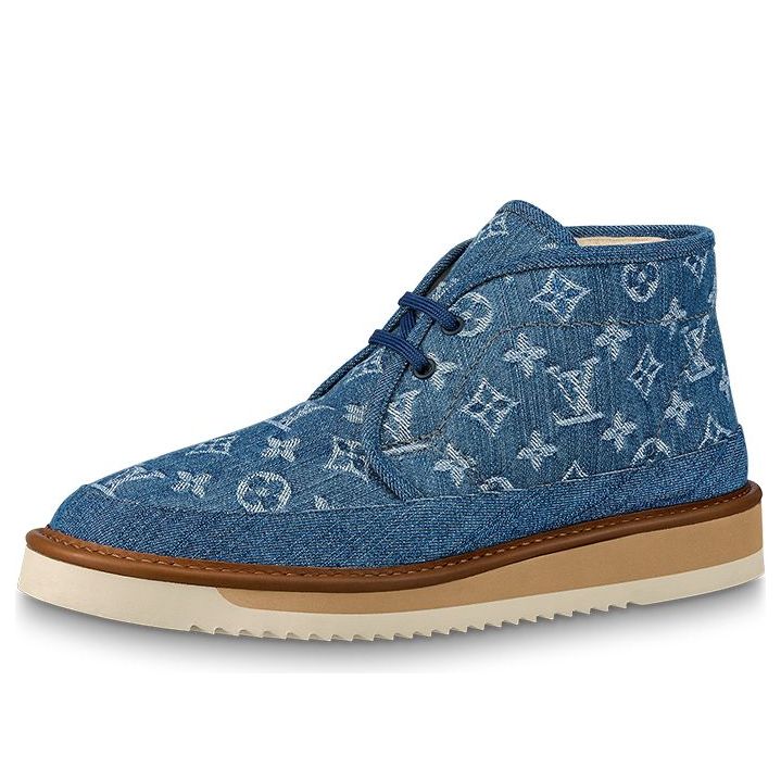 Superge in čevlji Louis Vuitton Nigo Cosy Ankle Boots Modra | 1A81GM