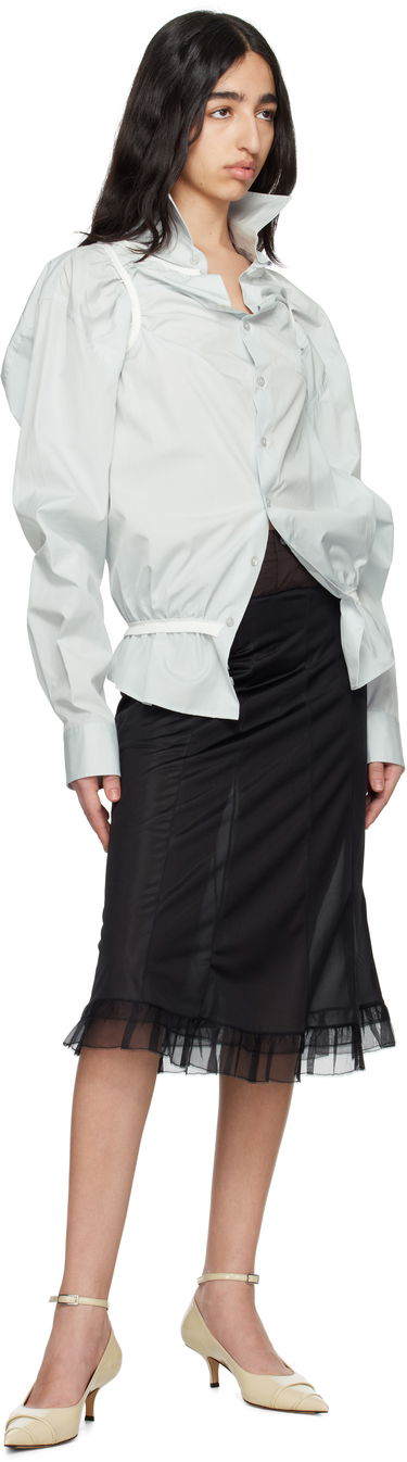Srajce Maison Margiela Maison Margiela Piping Shirt Siva | S51DT0019 M35397, 3