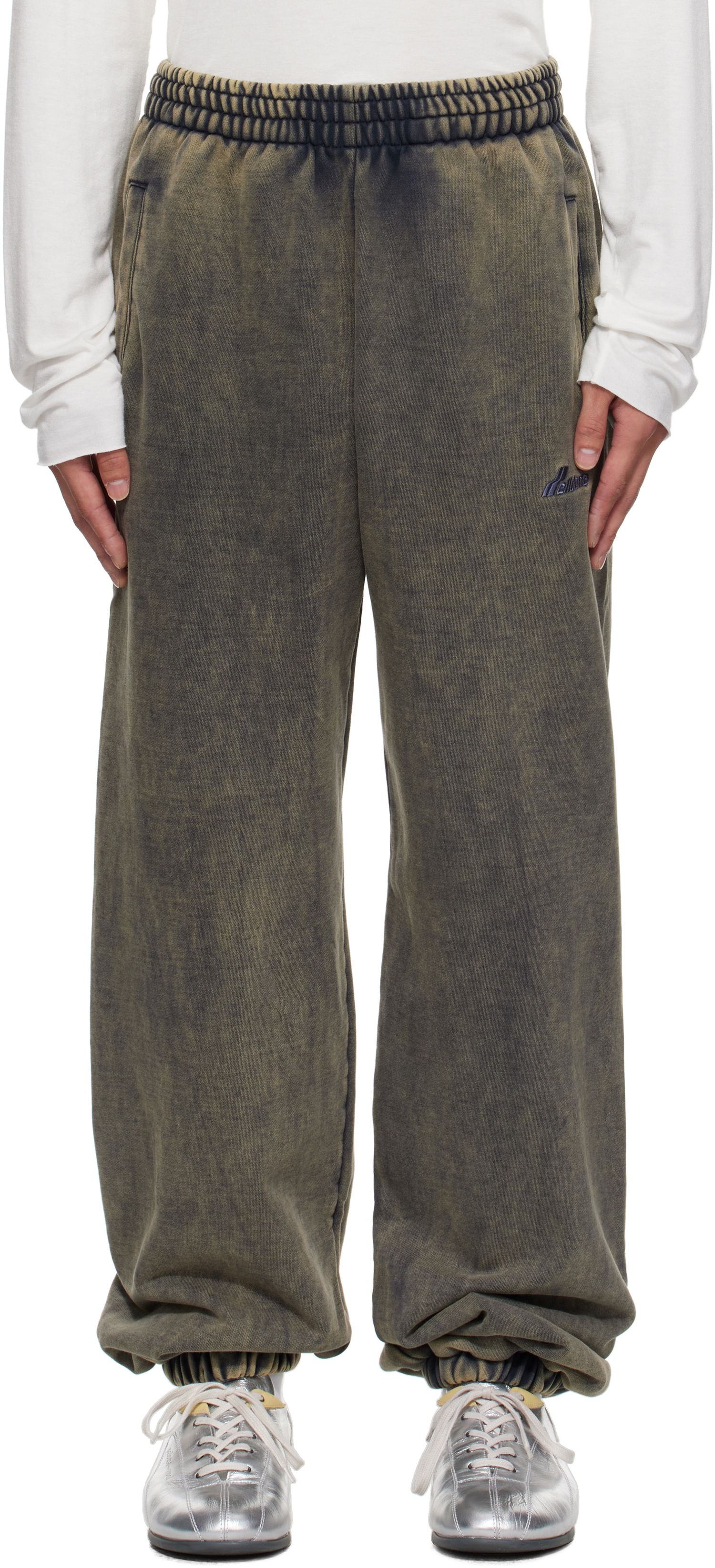 Trenirka We11done We11done Teddy ID Jogger Sweatpants Zelena | WD-TA2-25-708-U-CH, 0