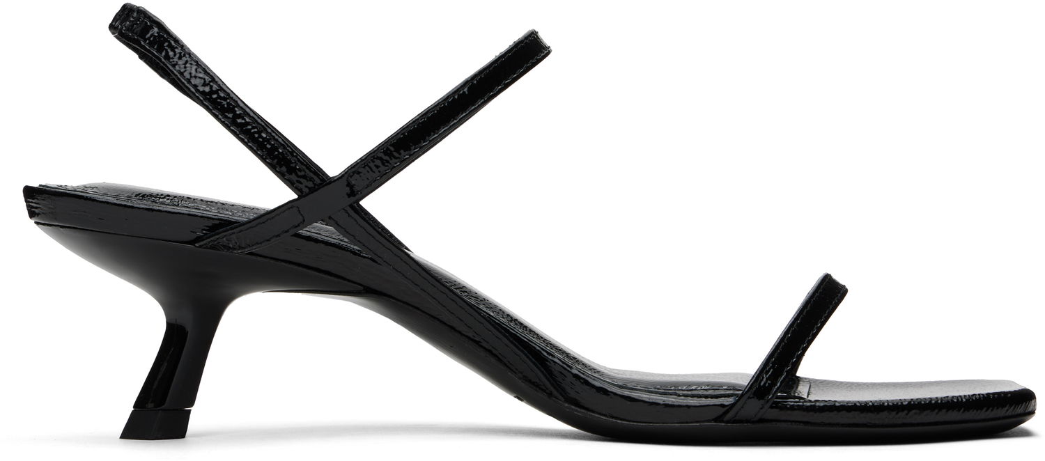Modni dodatki Anine Bing ANINE BING Hilda Heeled Sandals Črna | A-14-10503-BLK1, 0