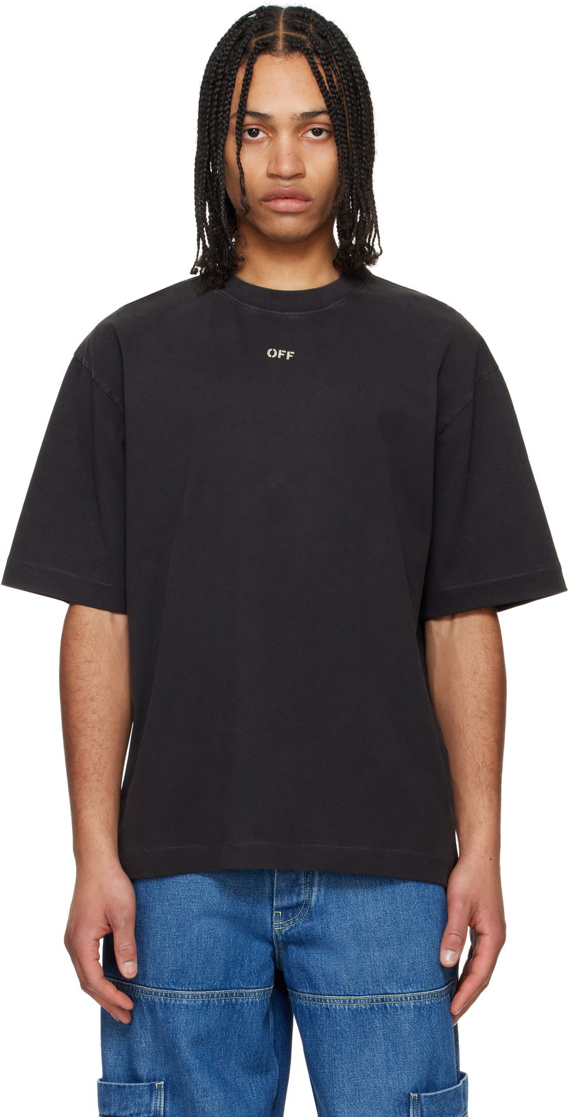 Majica Off-White Off-White Martyrdom Arrow Skate Short Sleeve T-Shirt Črna | OMAA120S25JER00I1361