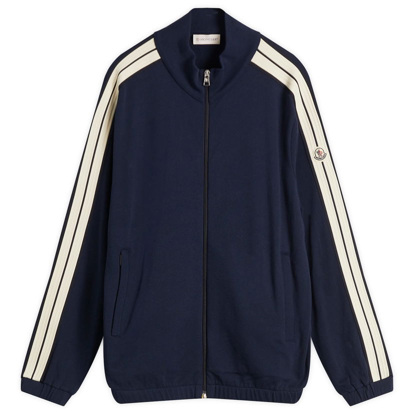 Bomber jakna Moncler Moncler Men's Zip-Up Fleece Sweatshirt Mornarica | 8G000-47-89AWU-742