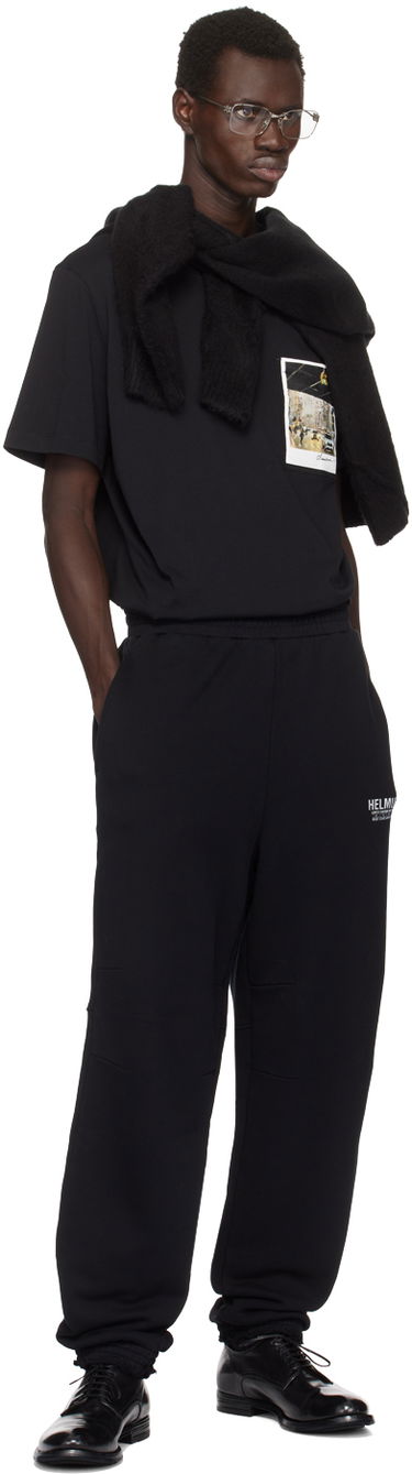 Majica Helmut Lang Helmut Lang Overpass Postcard Graphic T-Shirt Črna | O06HM514, 3