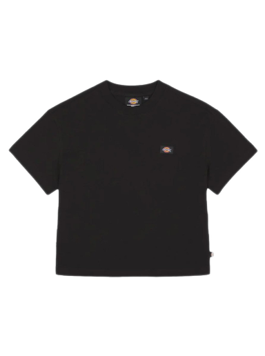 Krop-top Dickies Oakport Cropped T-Shirt Črna | DK0A4Y8L-BLK