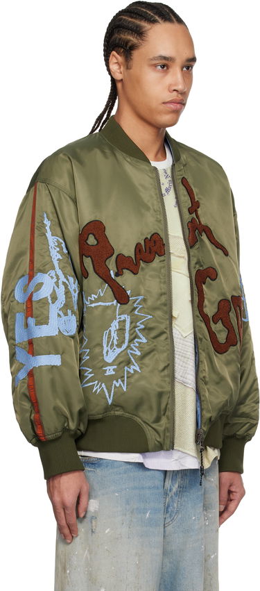 Bomber jakna Perks And Mini Perks and Mini Martine Syms Edition 'Present Goo' Reversible Jacket Zelena | 39197, 1