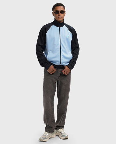 Trenirka Fred Perry Contrast Sleeve Track Jacket Modra | J1326-Z94, 2