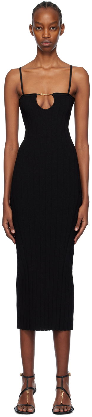 Obleke Jacquemus Sierra Midi Dress Črna | 24E241KN358-2355
