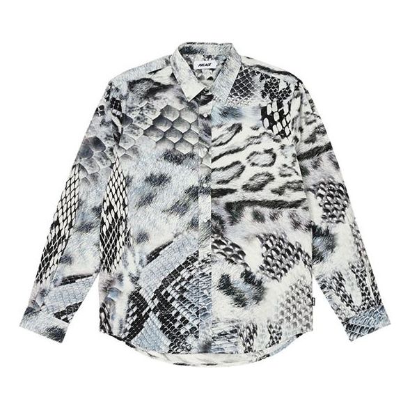 Srajce Palace Palace Animal Print Button-Up Shirt Bela | P25SHT009