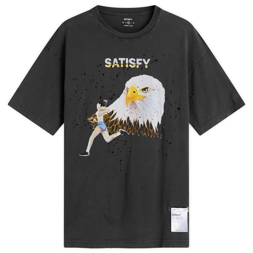 Majica Satisfy MothTech T-Shirt Črna | 11006-AB-LG3
