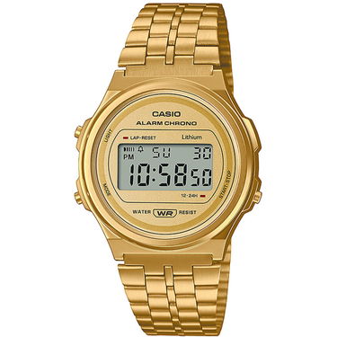 Ure CASIO Vintage A171WEG-9AEF Kovinski | A171WEG-9AEF, 0