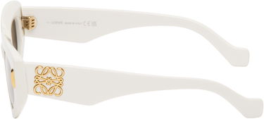 Sončna očala Loewe Loewe Small Butterfly Screen Sunglasses Bela | LW40160IW5125E 192337224812, 4