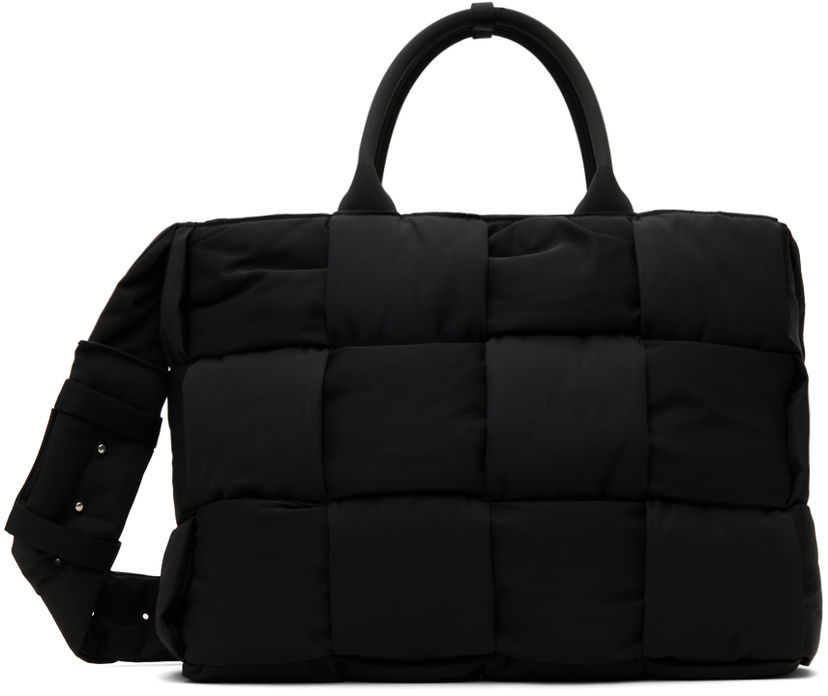 Tote bag Bottega Veneta Large Padded Tote Bag Črna | 765066 V30V2