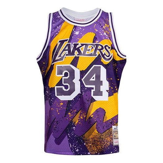 Dres Mitchell & Ness Mitchell & Ness Lakers Swingman Jersey Lila | TFSM1253-LAL96SONDKPR