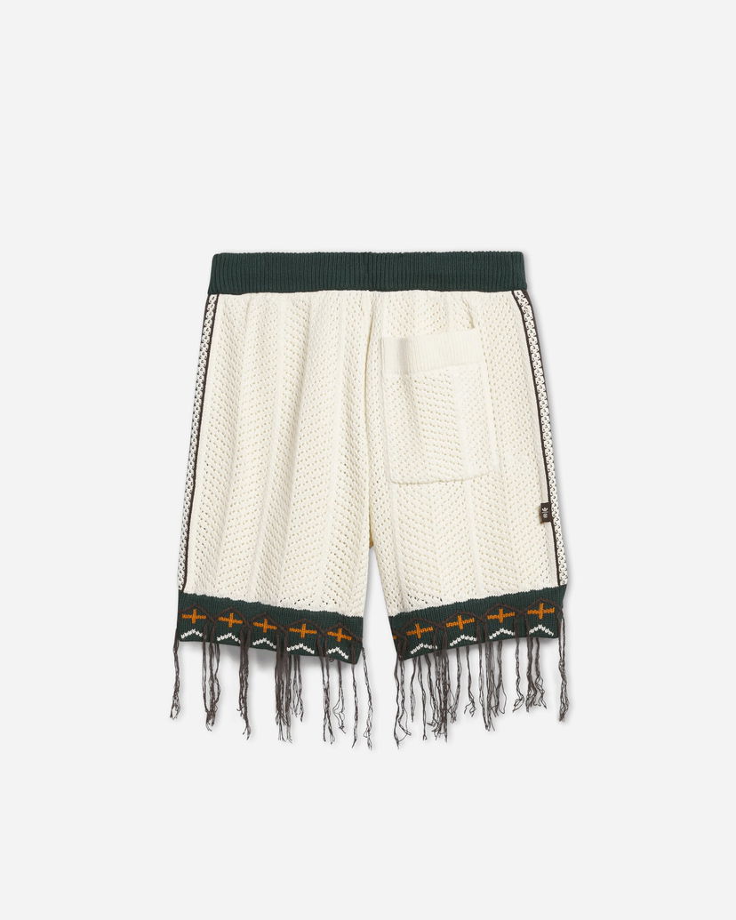 Kratke hlače adidas Originals CLOT by Edison Chen Crochet Shorts Bela | JX6554