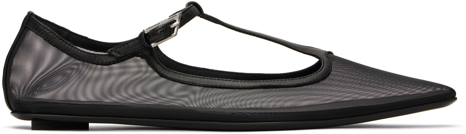 Obleke The Attico Attico Juno Ballerina Flats Črna | 250WSH00858 PAA082AA, 0