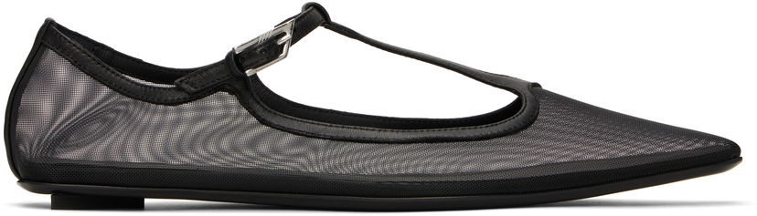 Obleke The Attico Attico Juno Ballerina Flats Črna | 250WSH00858 PAA082AA