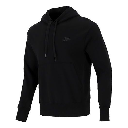 Pulover Nike Sportswear French Terry Embroidered Logo Hoodie Črna | DA0024-010