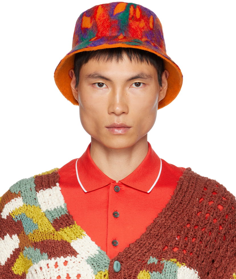 Klobuk ZEGNA ZEGNA x The Elder Statesman Gradient Bucket Hat Večbarvna | TCH04LA6-BKT