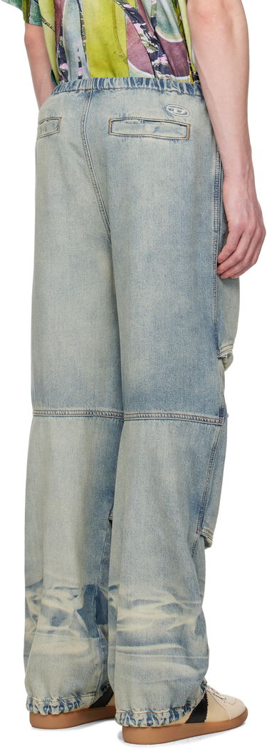 Cargo hlače Diesel Relaxed D-Dayetz Jeans by Diesel Modra | A17317-0ABDF-01, 2