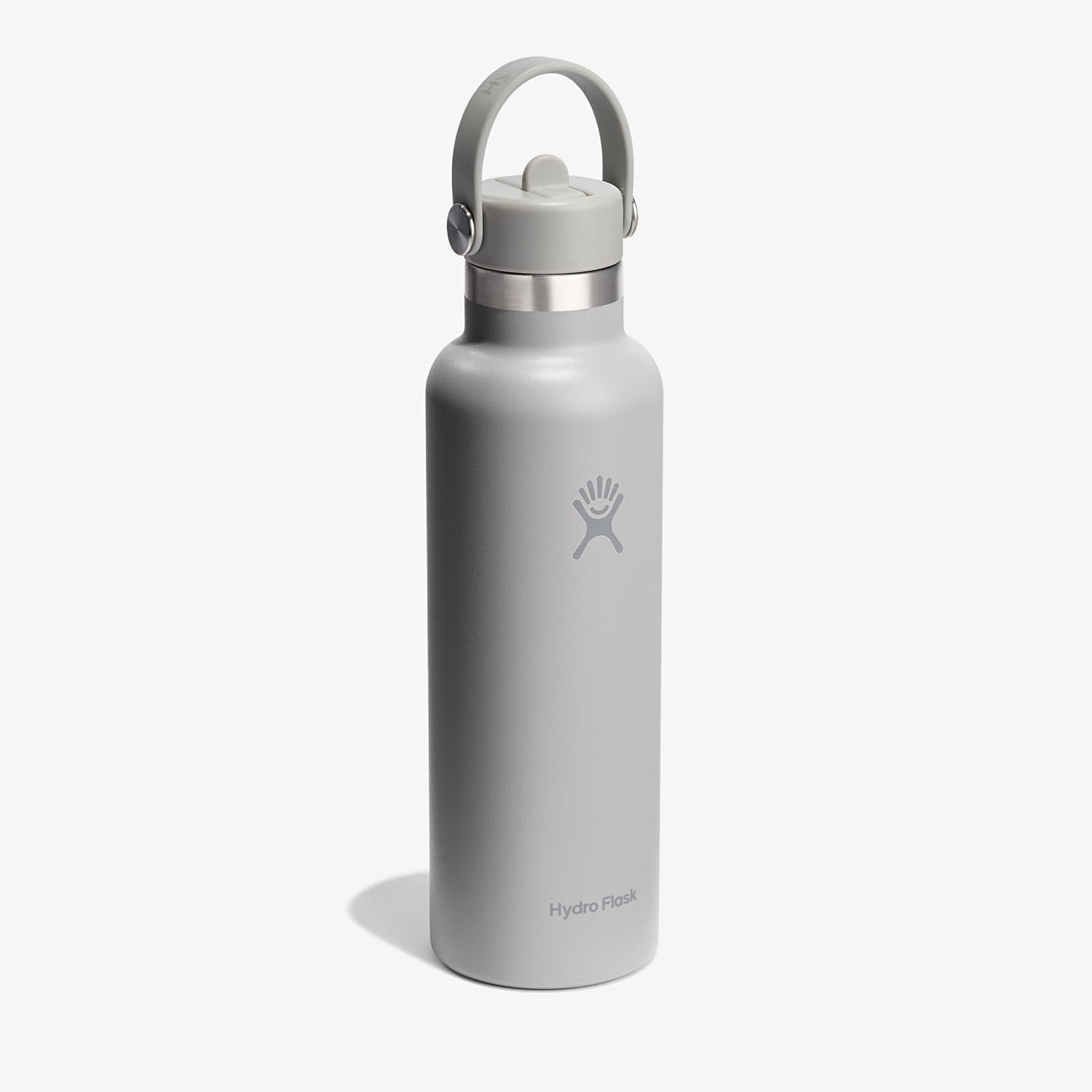 Steklenica za pitje Hydro Flask 21 oz Standard Mouth Water Bottle with Flex Straw Cap Siva | S21CFS035, 1