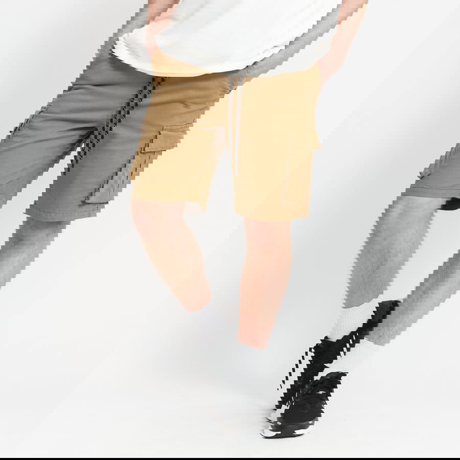 Kratke hlače Urban Classics Drawstring Cargo Shorts Rjava | TB4151 Dark Beige, 0