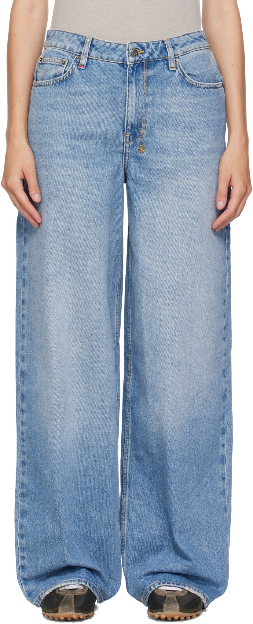 Kavbojke Ksubi Baggy Horizon Jeans Modra | WFA25DJ013