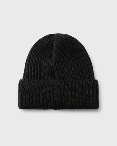 Beanie Needles Merino Wool Beanie Črna | PU063-D-BLACK, 1