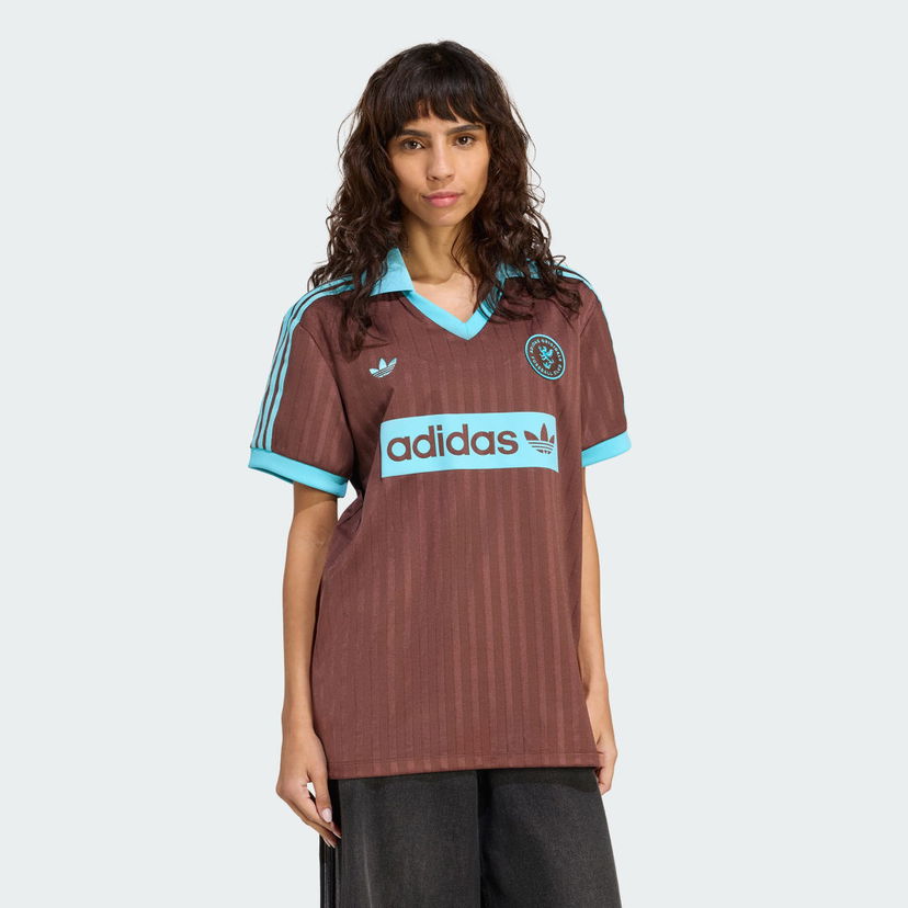Dres adidas Performance Football Inspired Jersey Rjava | JY3542