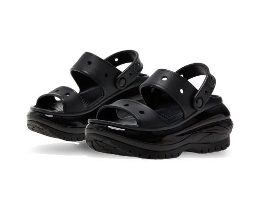 Superge in čevlji Crocs Classic Mega Crush Sandal Črna | 207989-001