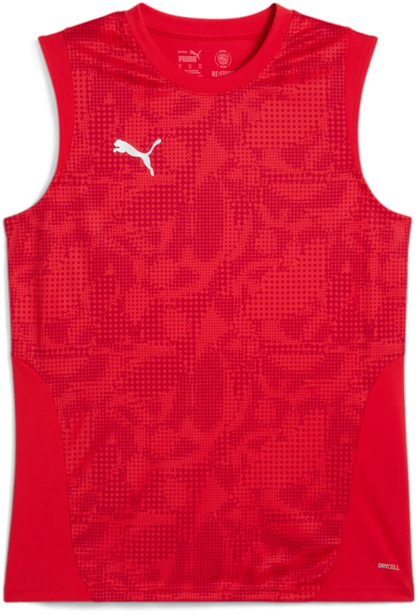 Majica brez rokavov Puma Puma TeamCUP Training Jersey Rdeča | 659168-01