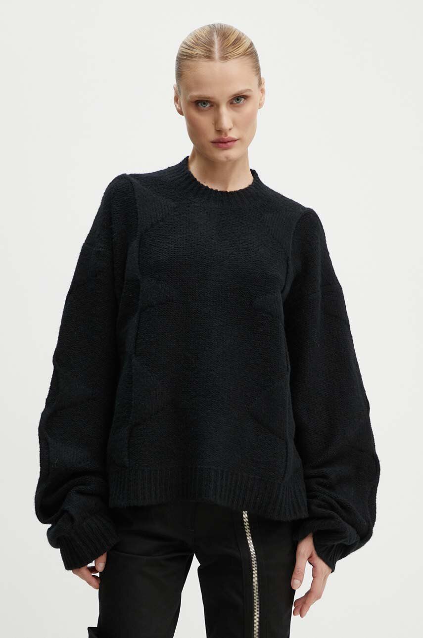 Pleteni pulover HELIOT EMIL Black Warm Wool Sweater Črna | PREAW24.M.07.063.BLK01, 1