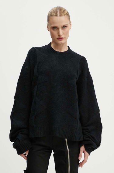Pleteni pulover HELIOT EMIL Black Warm Wool Sweater Črna | PREAW24.M.07.063.BLK01, 1