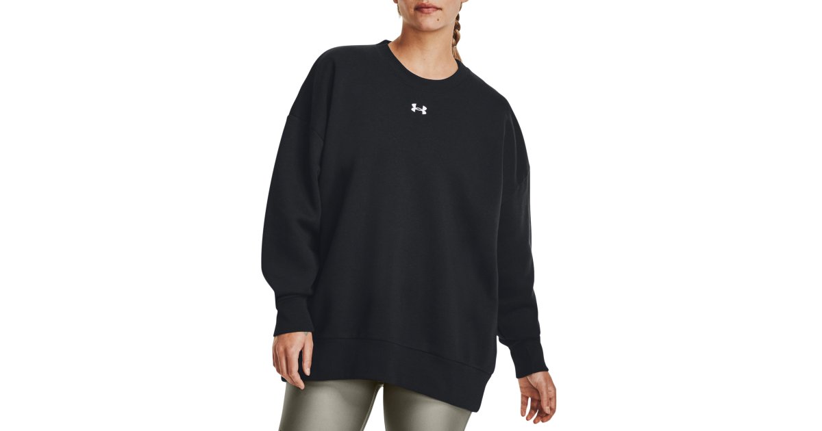 Pulover Under Armour Rival Fleece Oversized Črna | 1379491-001, 1