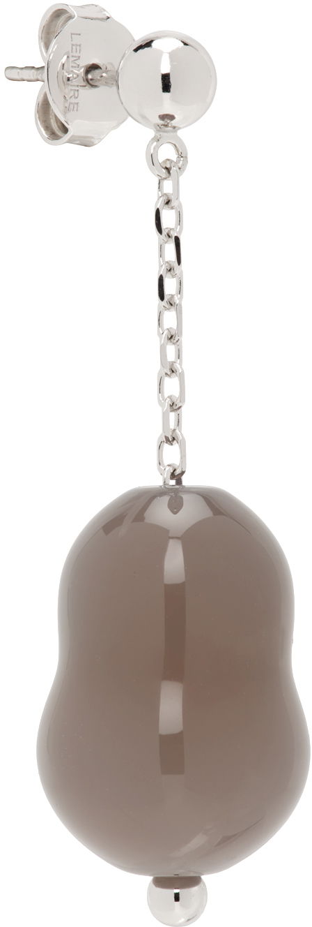 Uhani LEMAIRE LEMAIRE Carved Stone Single Earring Siva | JW0066 LO0047, 1