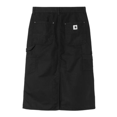 Krila Carhartt WIP Double Knee Rinsed Black Skirt Črna | I033773_8, 1