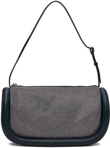 Torba za čez ramo JW Anderson JW Anderson Bumper 15 Crystal-Embellished Shoulder Bag Mornarica | HB0524-FA0274, 0