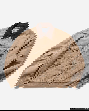 Jakna Carhartt WIP Corduroy Collar Denim Jacket Bež | I0343152N24O, 3