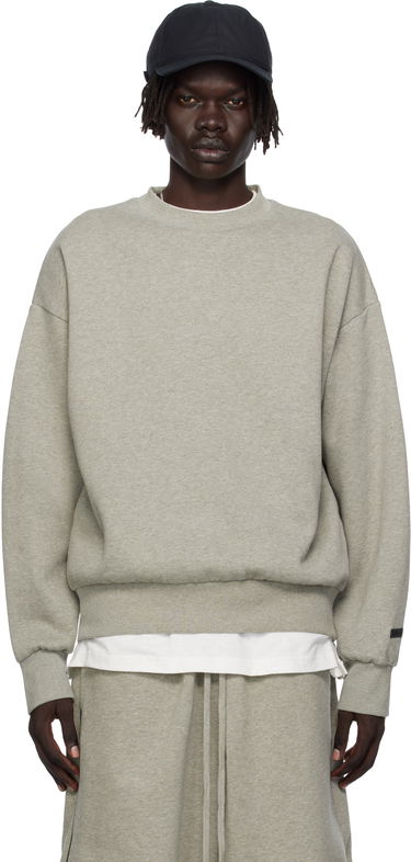 Pulover Fear of God Fear of God ESSENTIALS Classic Fit Fleece Crewneck Sweatshirt Siva | 192SP252045F, 0