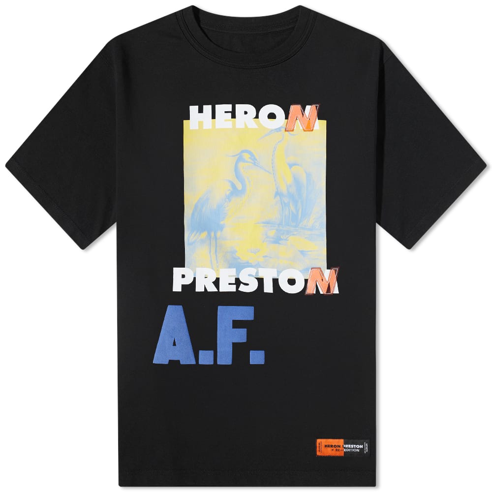Majica HERON PRESTON A.F. Authorized Oversized Tee Črna | HMAA026S22JER0041015, 0