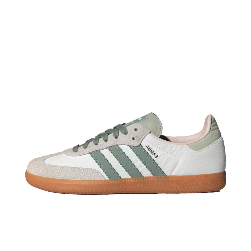 Superge in čevlji adidas Originals Samba OG Silver Green Bela | ID0492