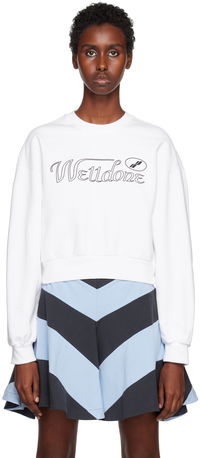 Cropped Graphic Sweatshirt
