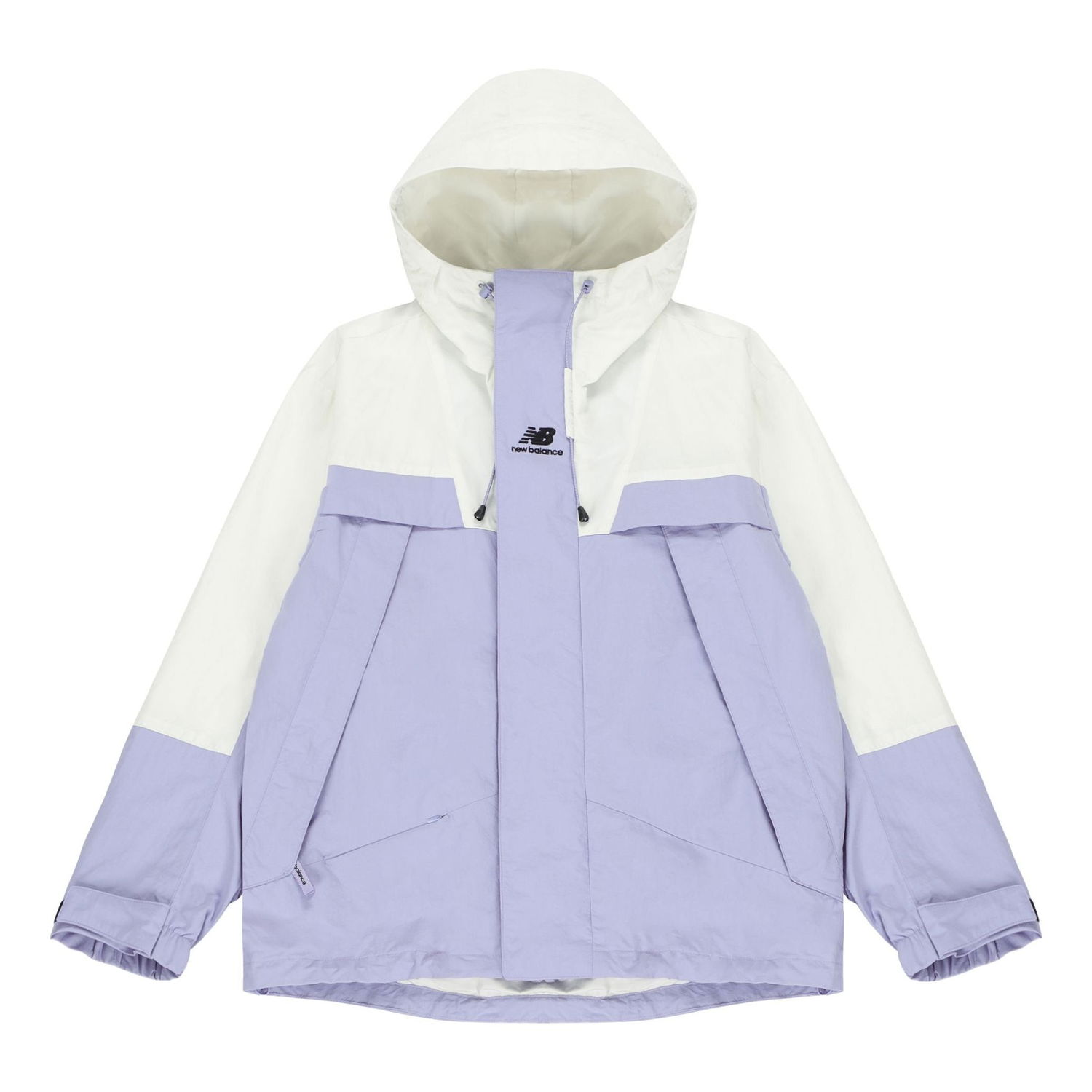 Vetrovka New Balance Colorblock Hooded Jacket Lila | 5AC14103-DV, 0