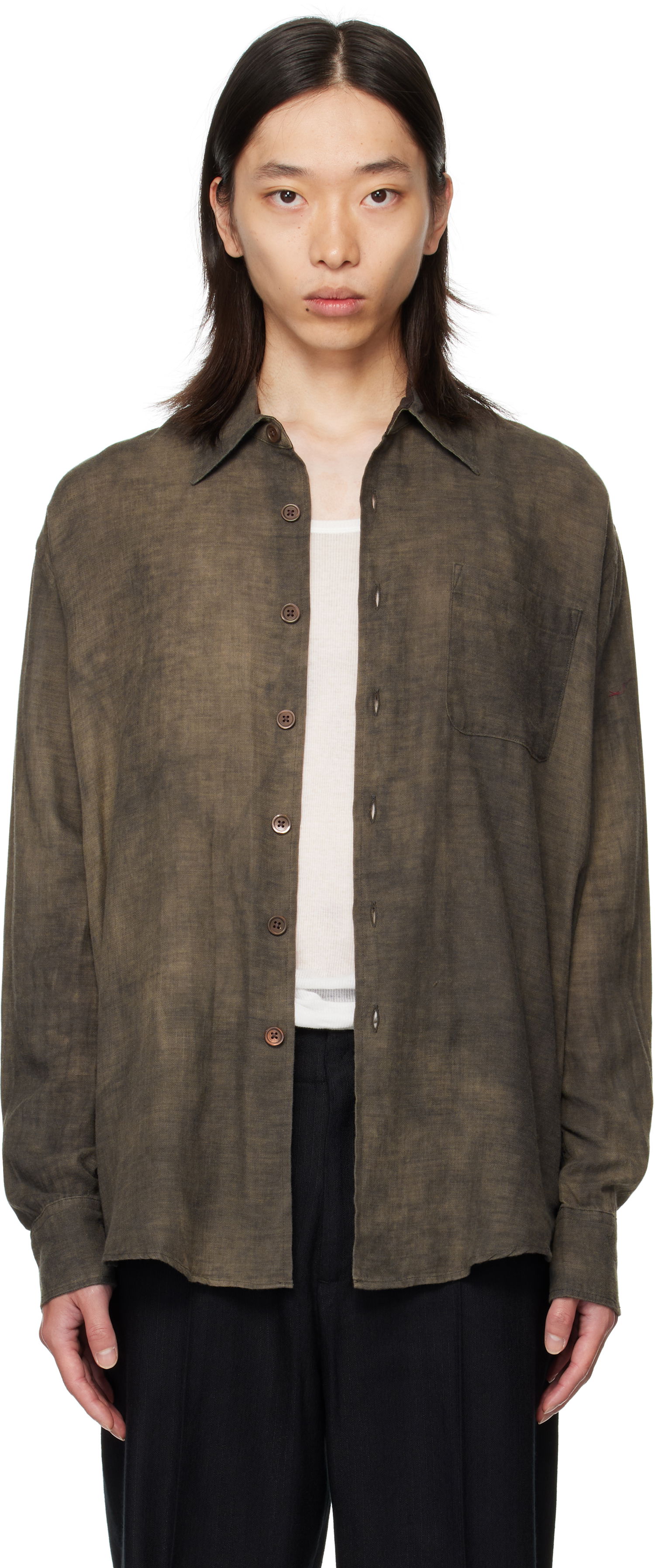 Srajce OUR LEGACY Our Legacy Above Shirt Zelena | M4252ADC, 0