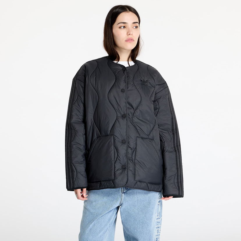 Jakna adidas Originals Quilted Liner Jacket Black Črna | JJ4353