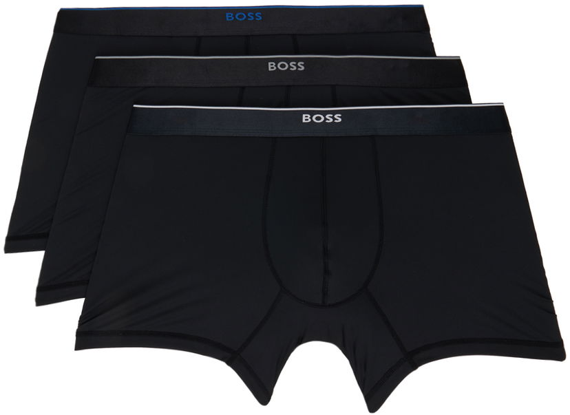 Boksarice BOSS Three-Pack Boxers Črna | 50482111