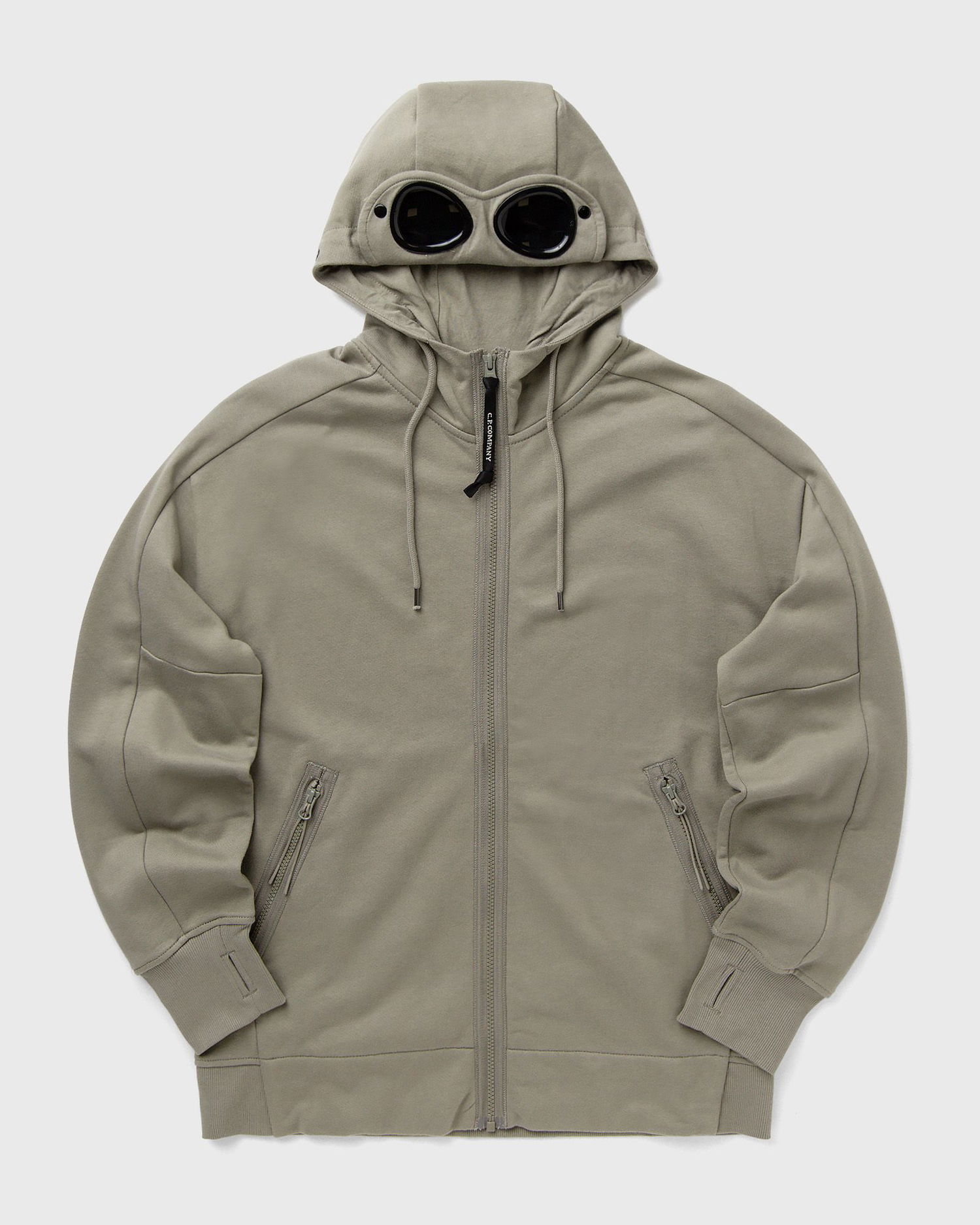Pulover C.P. Company Hooded Zip-Up Sweatshirt Siva | 19CMSS715A005086W-356, 0