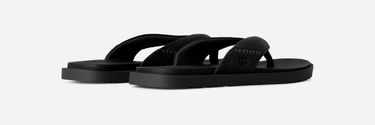Superge in čevlji UGG Seaside II Leather Flip-Flops Črna | 1166610-BLK, 1